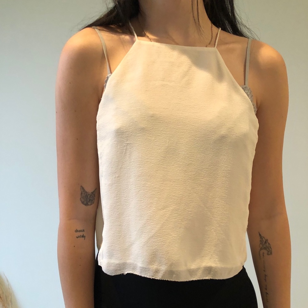 Wilfred Silk halter blouse